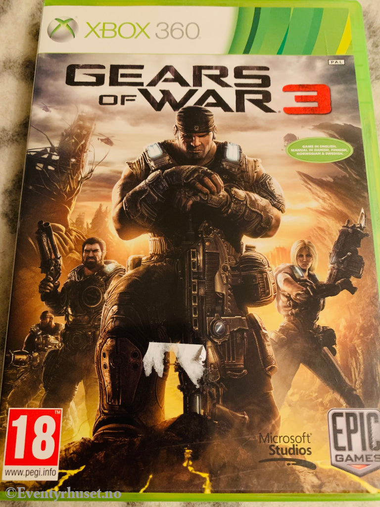 Gears Of War 3. Xbox 360. 360