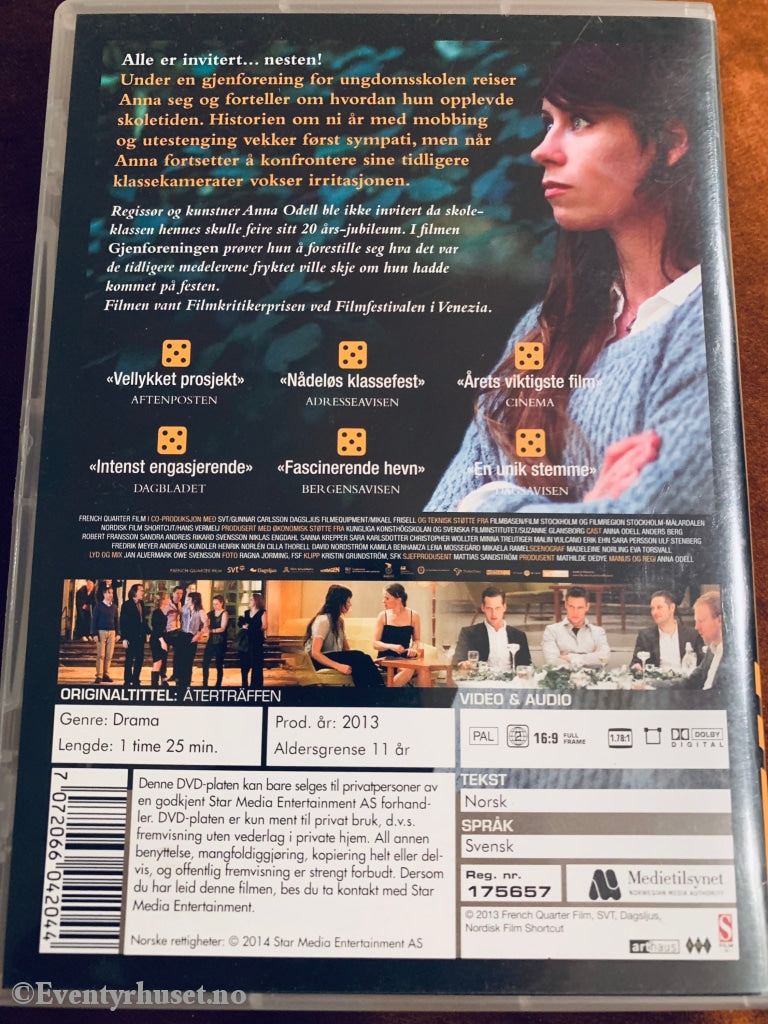 Gjenforeningen. 2013. Dvd. Dvd