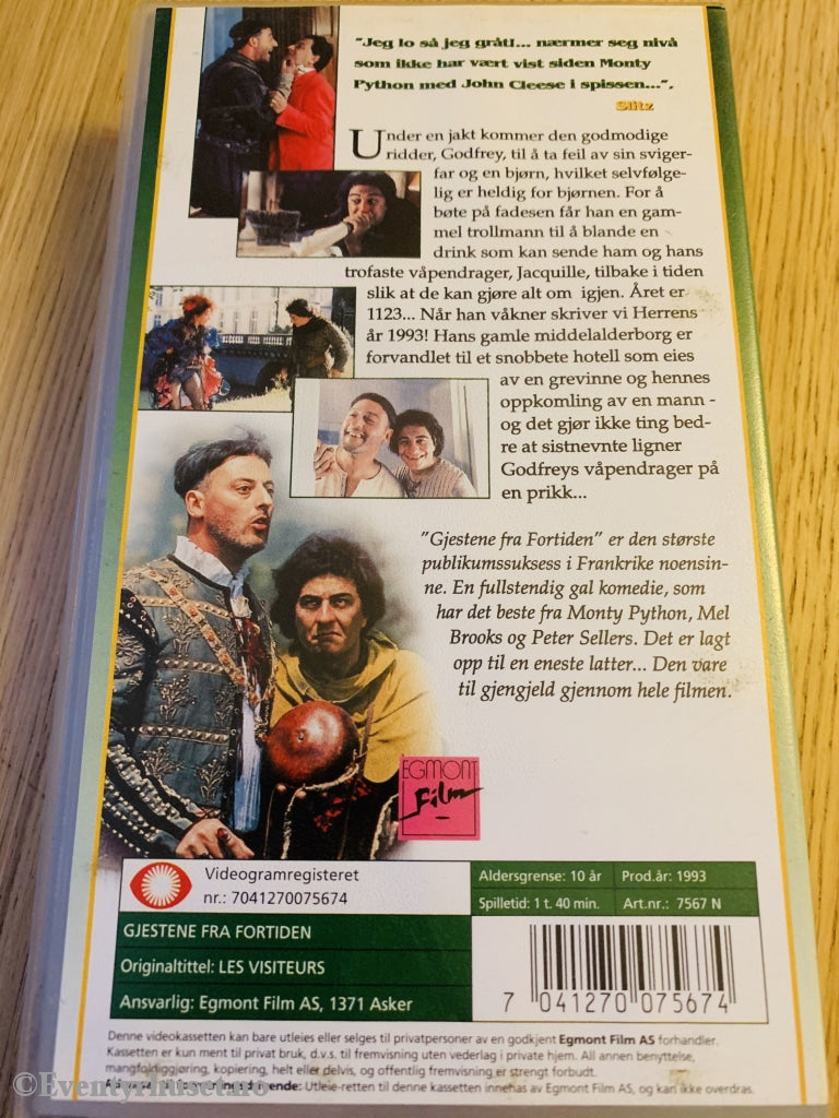 Gjestene Fra Fortiden. 1993. Vhs. Vhs