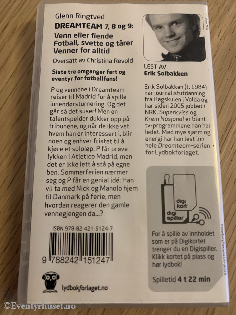 Glen Ringtved. Dreamteam. Venn Eller Fiende Mfl. Lydbok (Digibok).