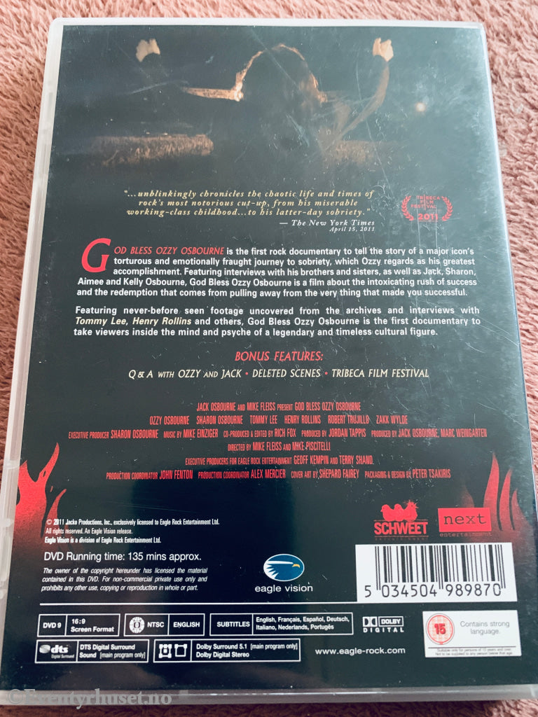 God Bless Ozzy Osbourne (2011). DVD.
