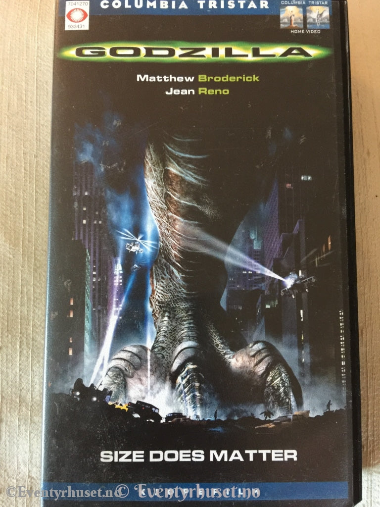 Godzilla. 1998. Vhs. Vhs