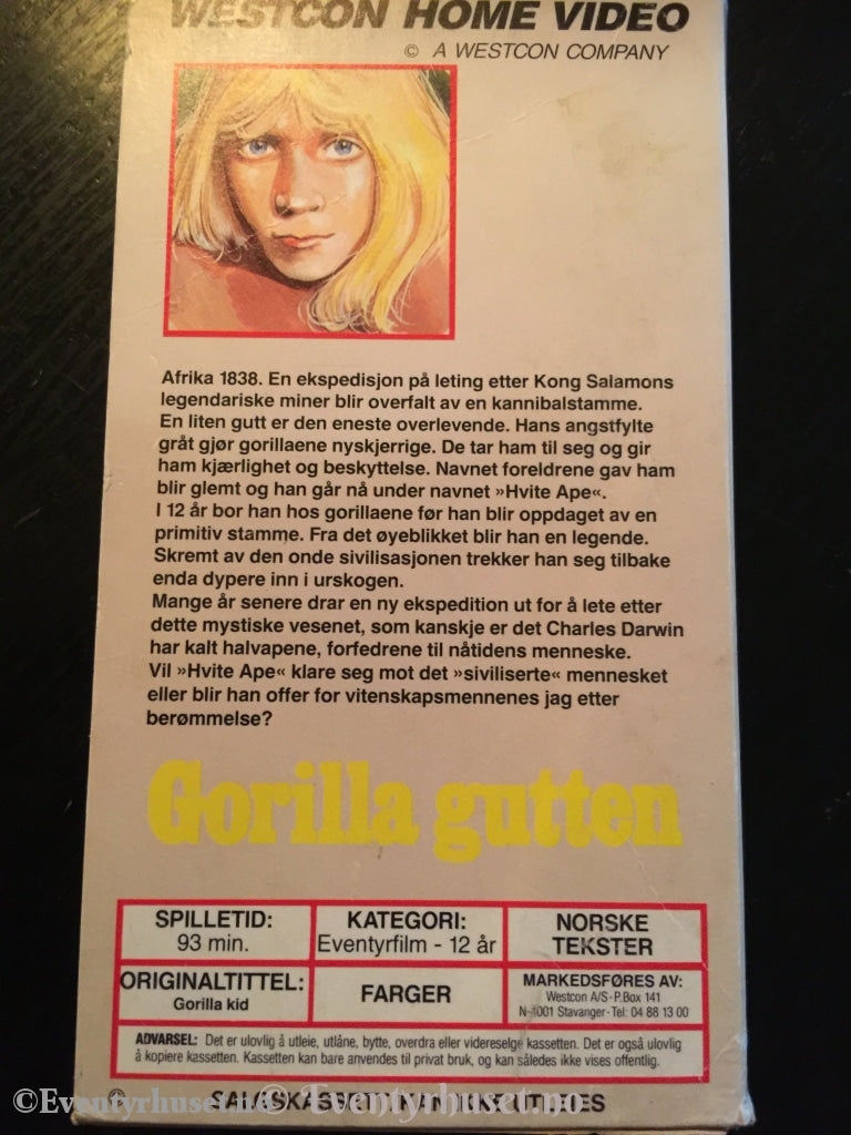 Gorillagutten. Vhs. Vhs