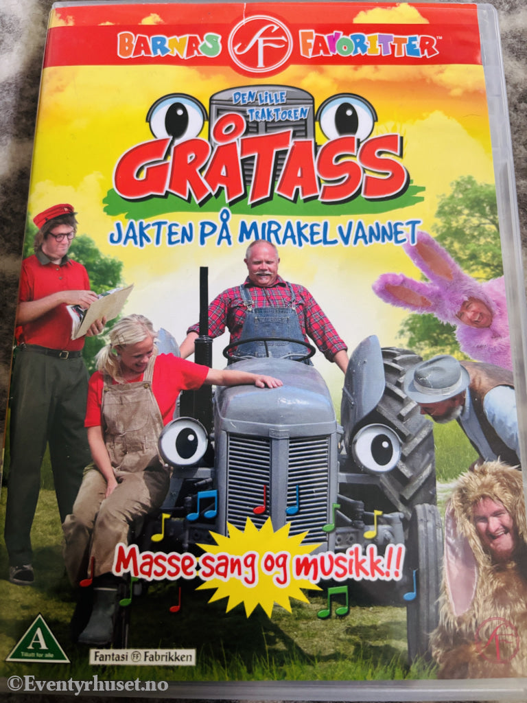 Gråtass - Jakten på mirakelvannet. DVD.