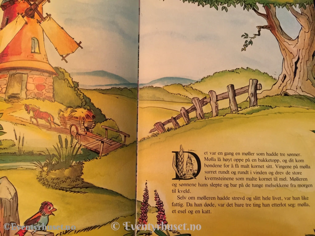 Grimm. 1979. Katten Med Støvlene Etter Brødrene Eventyrbok