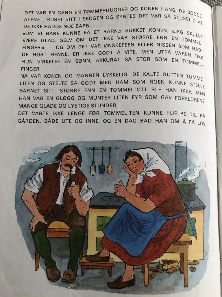 Grimm. Tommeliten - Et Eventyr. Eventyrbok