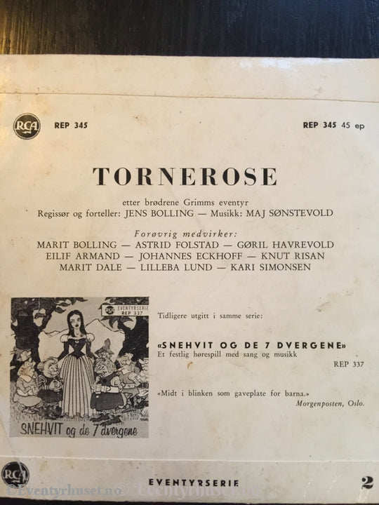 Grimm. Tornerose. Ep. Eventyrplate