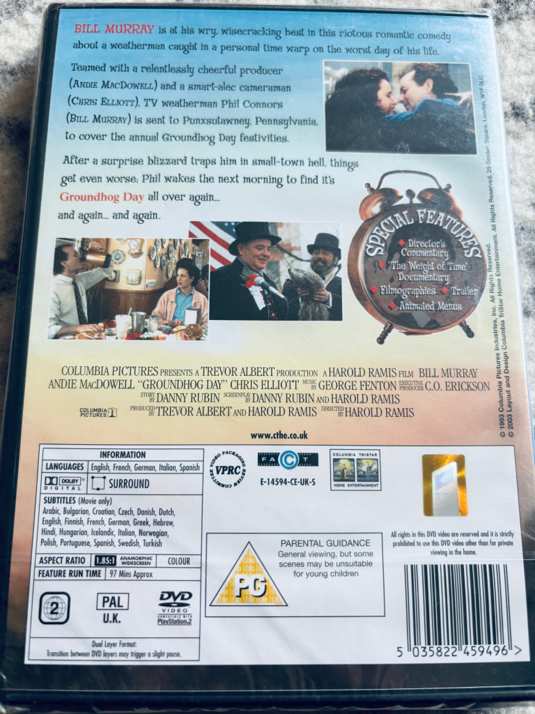 Groundhog Day. DVD. Ny i plast!