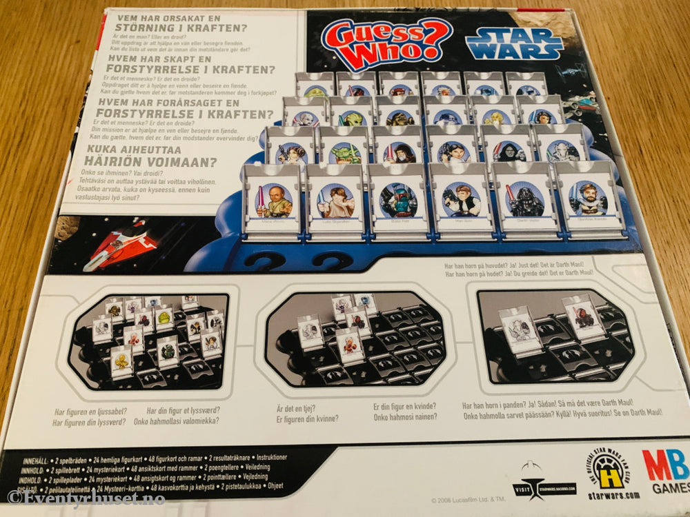 Guess Who? Star Wars. 2012. Brettspill.