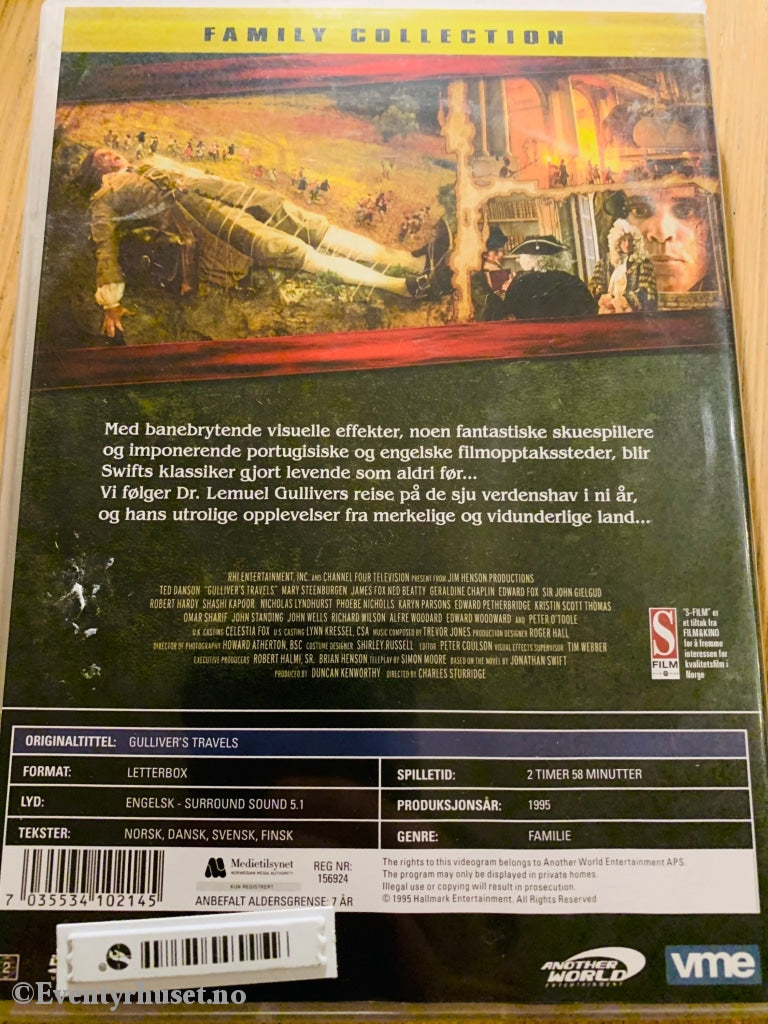 Gullivers Reiser. 1995. Dvd. Dvd