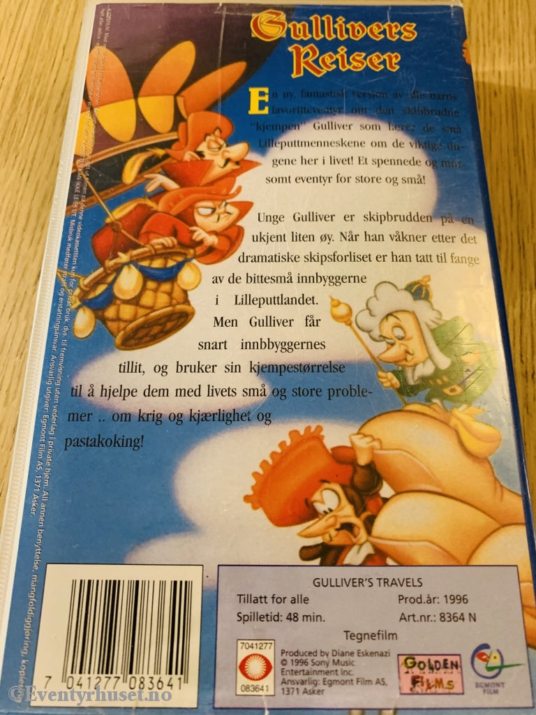 Gullivers Reiser. 1996. Vhs. Vhs