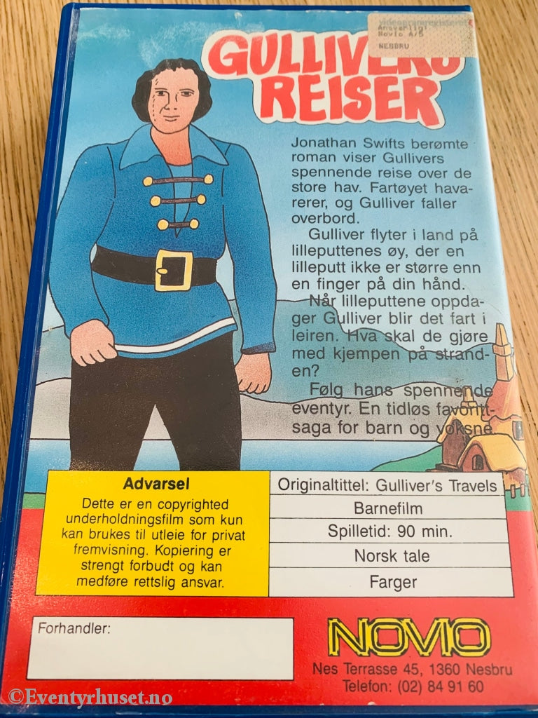 Gullivers Reiser. Vhs Big Box.