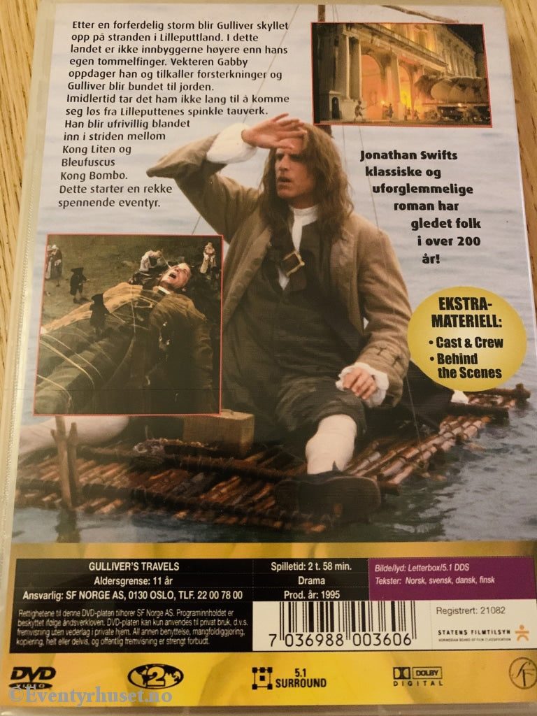 Gullivers Travels. 1995. Dvd. Dvd