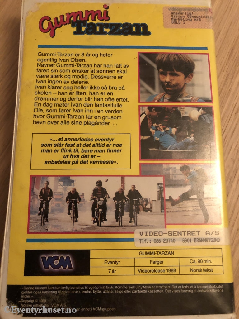 Gummi Tarzan. Vhs Big Box.