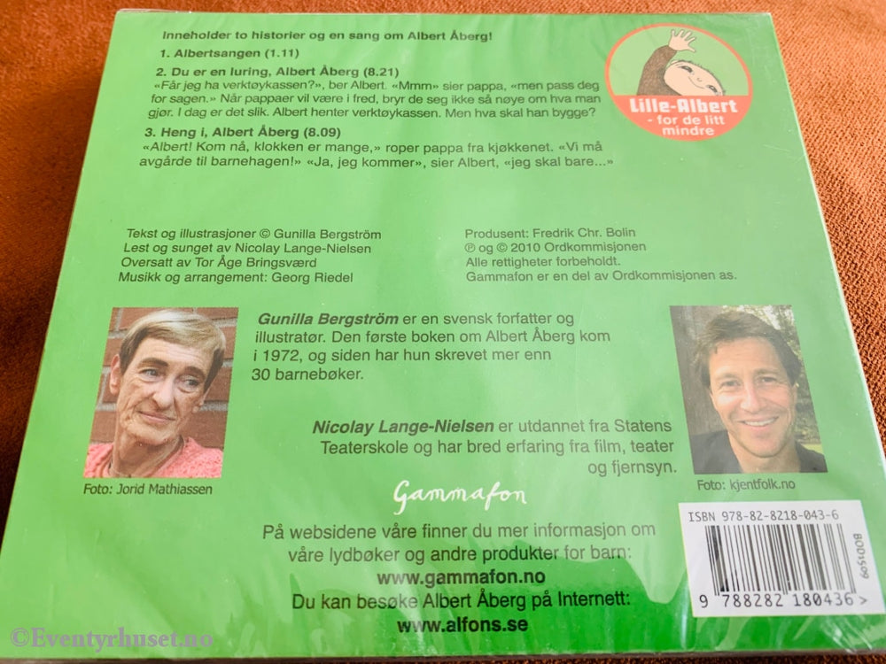 Gunilla Bergström. Du Er Luring Albert Åberg. Lydbok På Cd. Ny I Plast! Cd