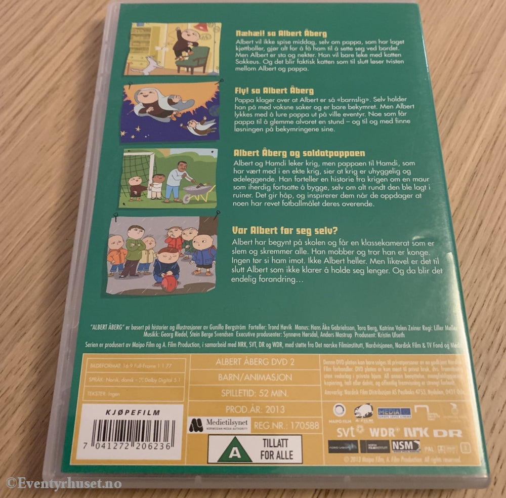 Gunilla Bergström. Næhei! Sa Albert Åberg! Dvd. Dvd