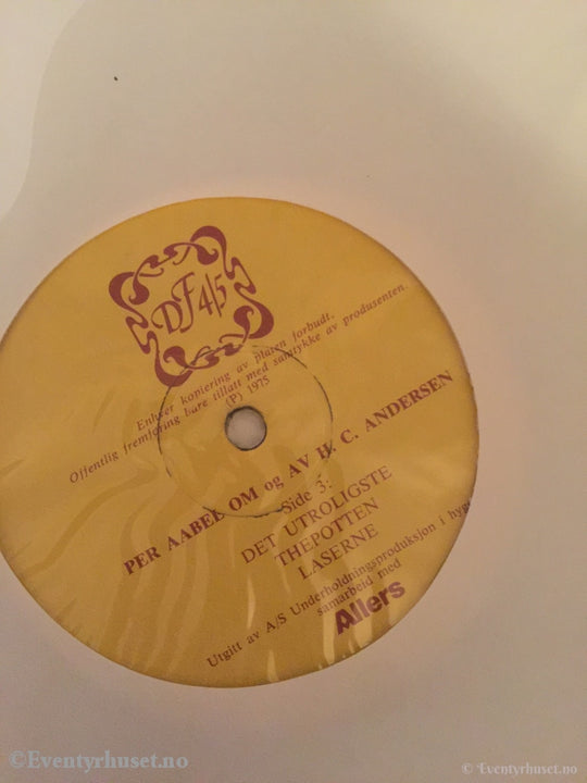 H. C. Andersen. 1975. Per Aabel Om Og Av Nationalteateret Som Ny! Lp Plate