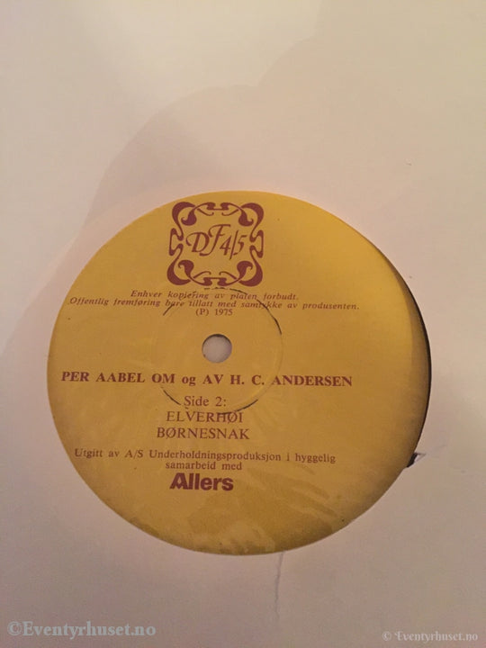 H. C. Andersen. 1975. Per Aabel Om Og Av Nationalteateret Som Ny! Lp Plate