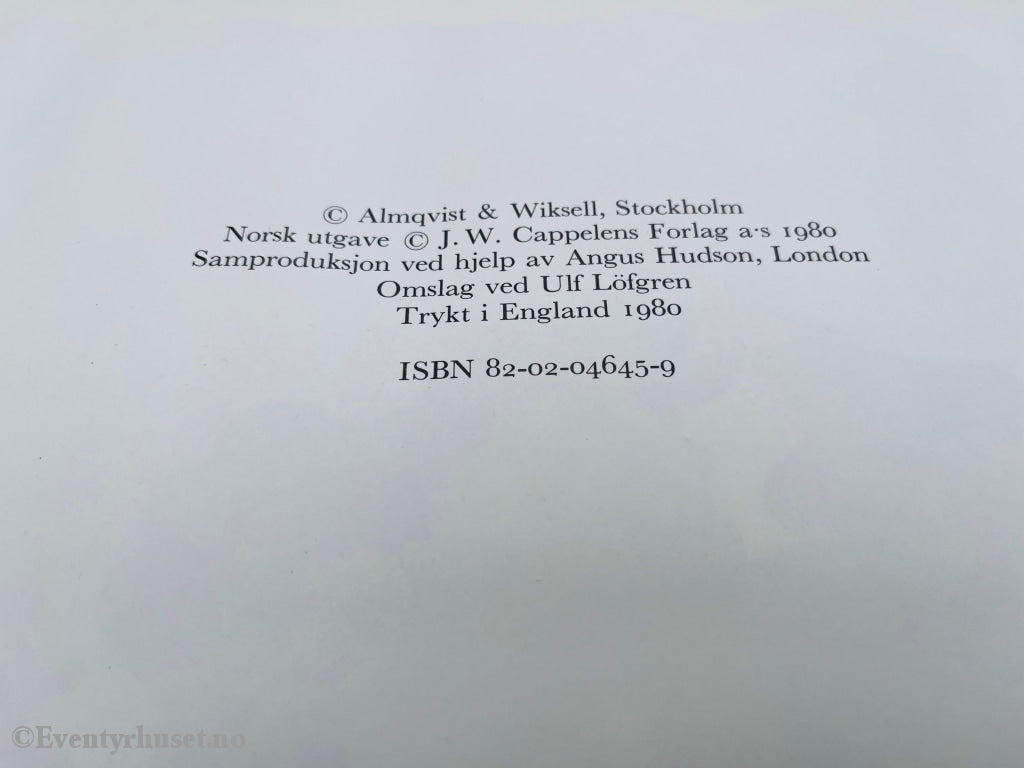 H. C. Andersen. Tegninger Av Ulf Löfgren. 1980. Keiserens Nye Klær. Eventyrbok