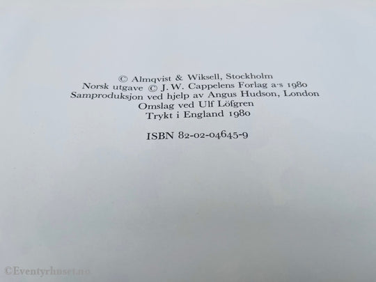 H. C. Andersen. Tegninger Av Ulf Löfgren. 1980. Keiserens Nye Klær. Eventyrbok