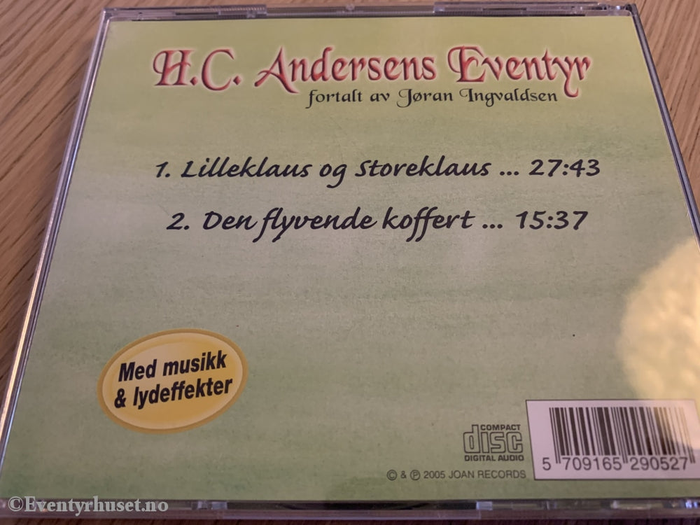 H. C. Andersens Eventyr. Lilleklaus Og Storeklaus / Den Flyvende Koffert. 2005. Lydbok På Cd.