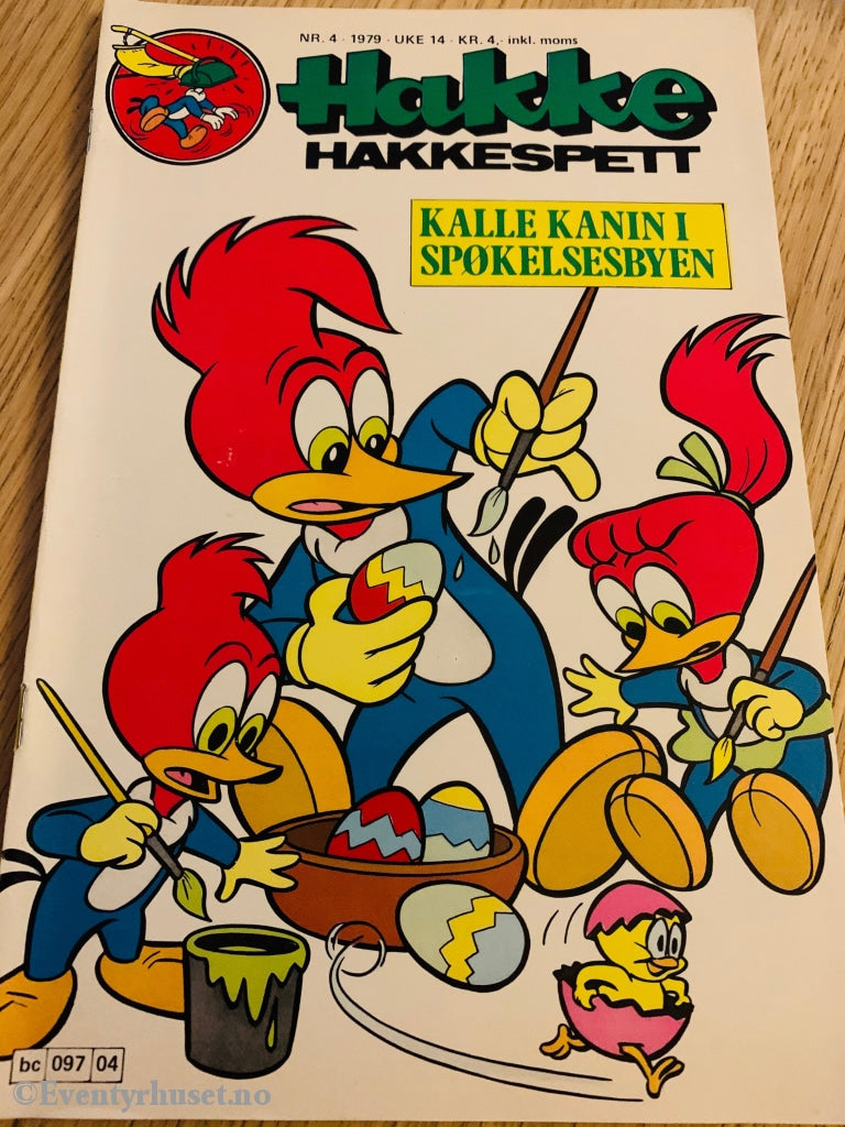 Hakke Hakkespett. 1979/04. Tegneserieblad