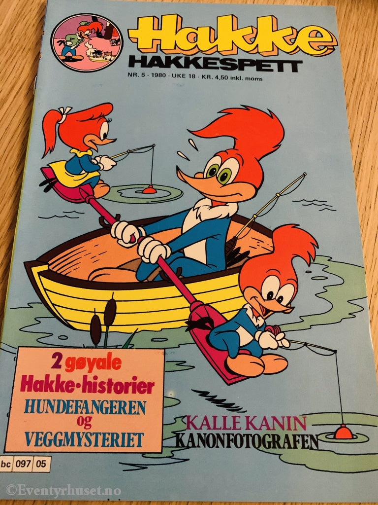 Hakke Hakkespett. 1980/05. Tegneserieblad