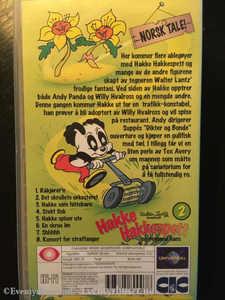 Hakke Hakkespett. 1941-75. Vhs. Vhs