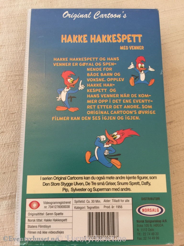 Hakke Hakkespett Med Venner. 1956. Vhs. Vhs