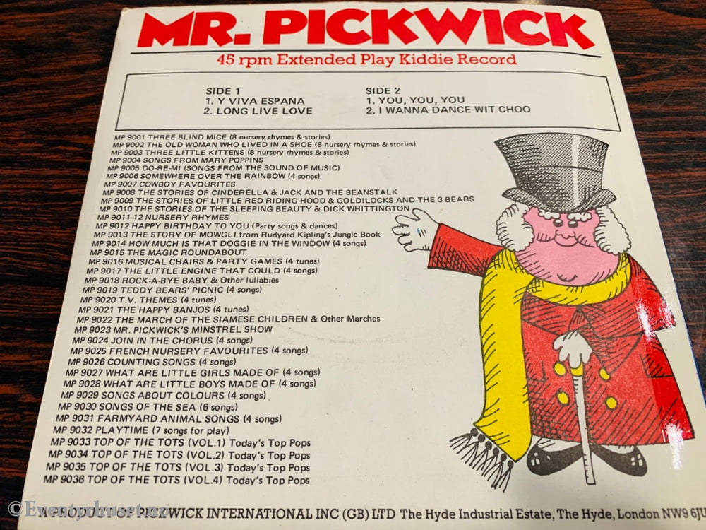 Hand Clapping And Foot Tapping. 1977. Ep. Ep