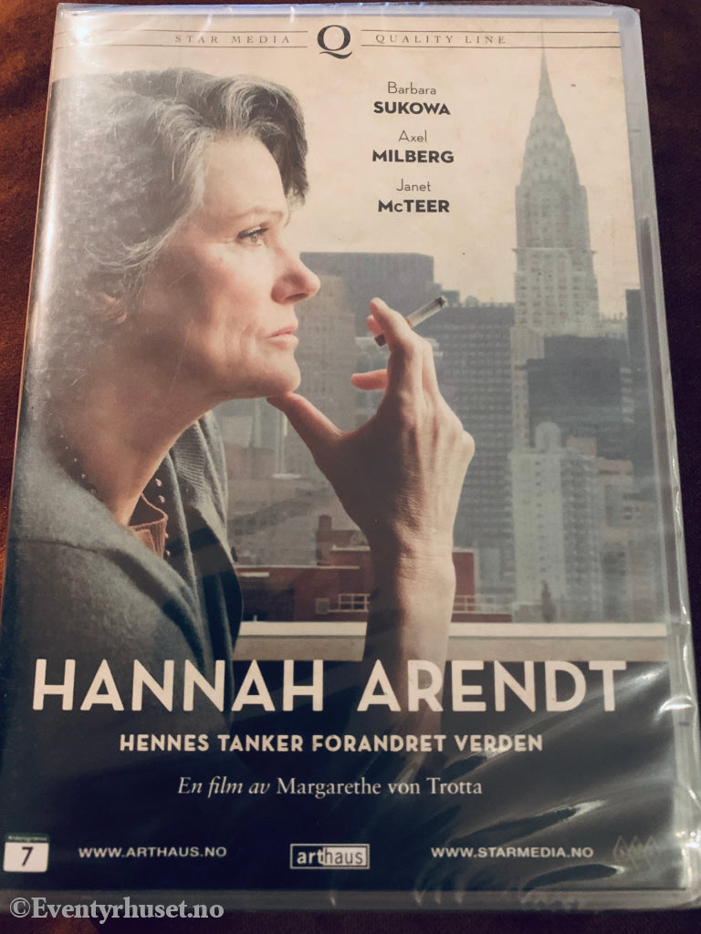 Hannah Arendt. DVD. Ny i plast!