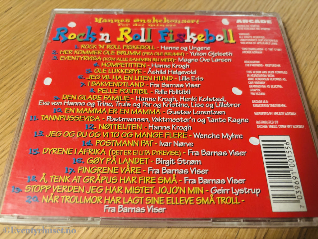 Hanne Krogh. 1997. Hannes ønskekonsert: Rock’n Roll Fiskeboll. Musikk på CD.