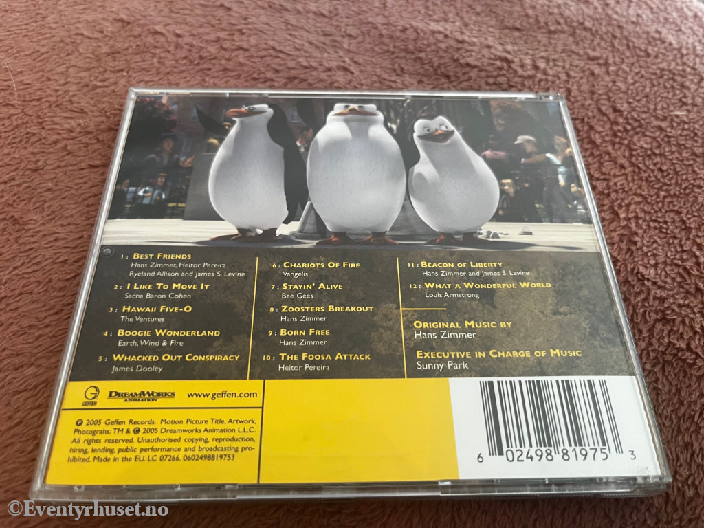 Hans Zimmer & diverse artister. 2005. Madagascar: Motion Picture Soundtrack. Musikk på CD.