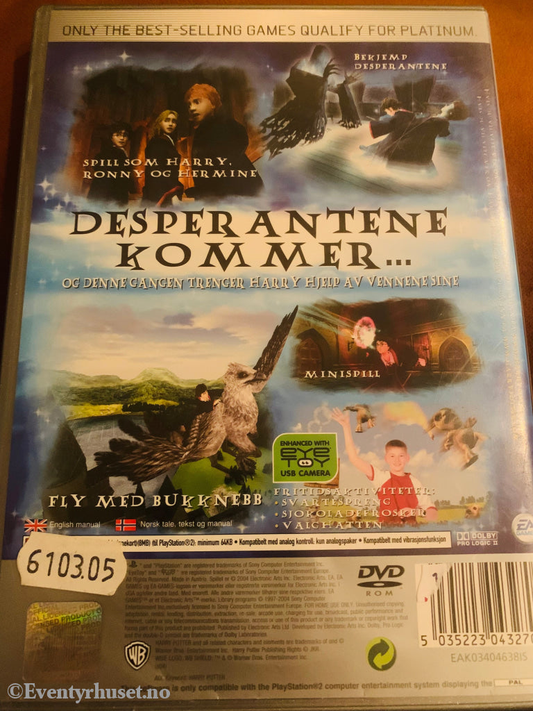 Harry Potter - Og Fangen Fra Azkaban. Ps2. Ps2