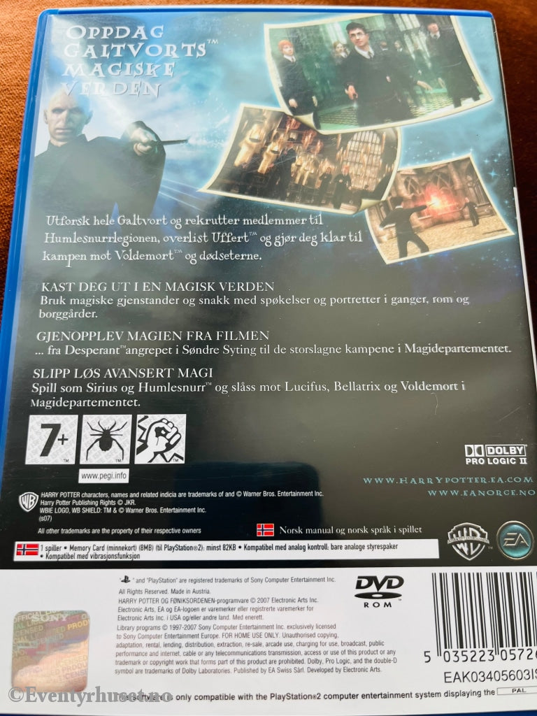 Harry Potter Og Føniksordenen. Ps2. Ps2