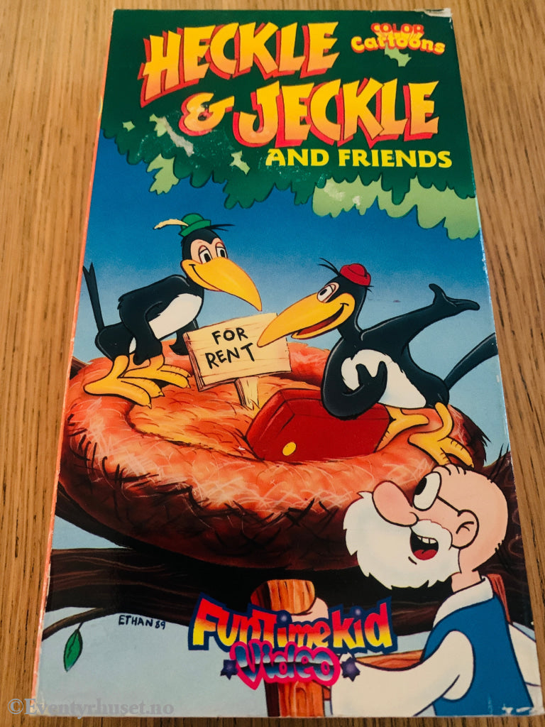 Heckle & Jeckle and Friends (Color Cartoons) 1983 .VHS slipcase.