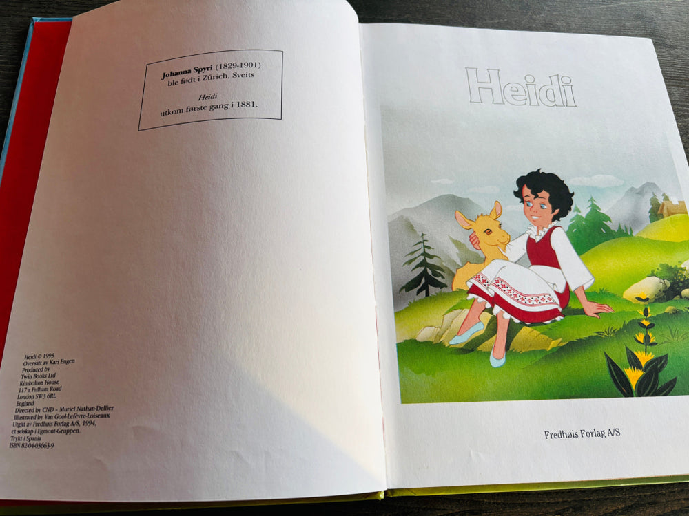 Heidi. Bok.