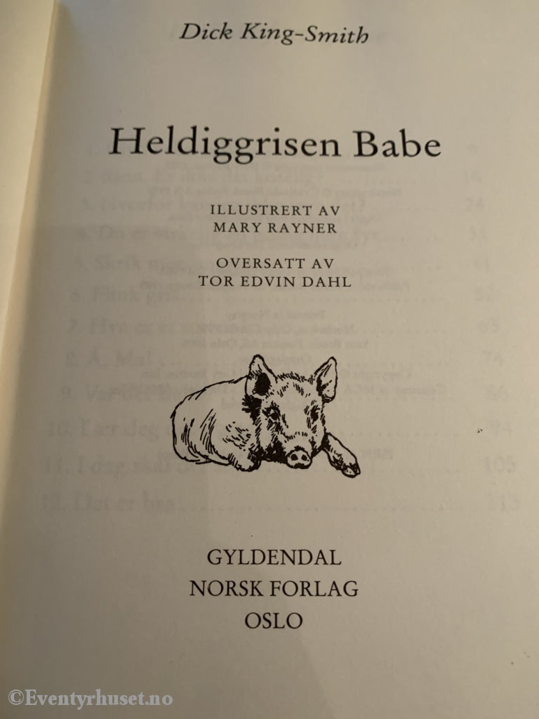 Heldiggrisen Babe. 1996. Fortelling