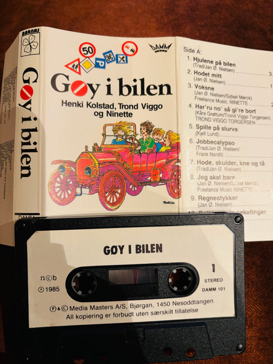 Henki Kolstad, Trond Viggo og Ninette – Gøy i bilen. Kassett.