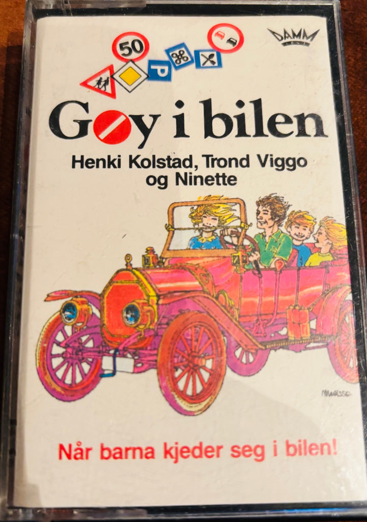 Henki Kolstad, Trond Viggo og Ninette – Gøy i bilen. Kassett.
