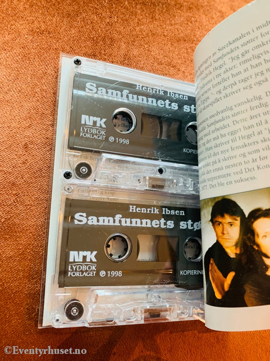 Henrik Ibsen. 1998. Samfunnets Støtter (Nrk). Lydbok På Dobbel Kassett. Kassett (Mc)