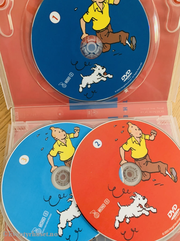 Hergé. Tintin - Alle 21 Eventyrene På 7 X Dvd. Dvd