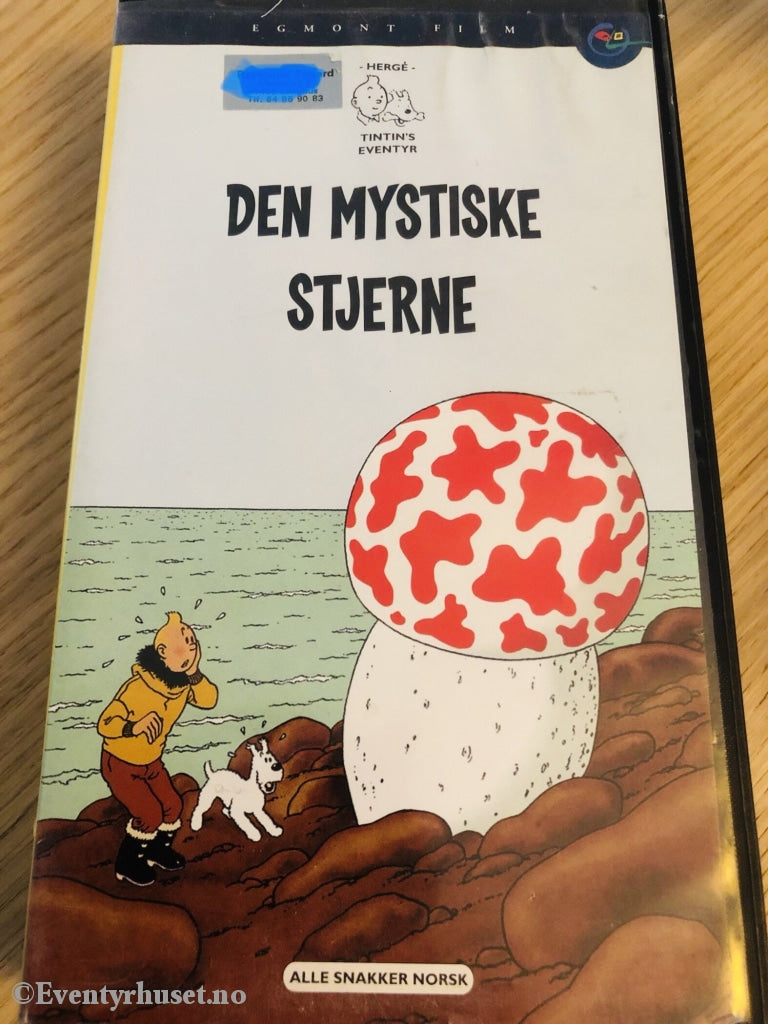 Tintin. Den Mystiske Stjerne. 1991. Vhs. Vhs