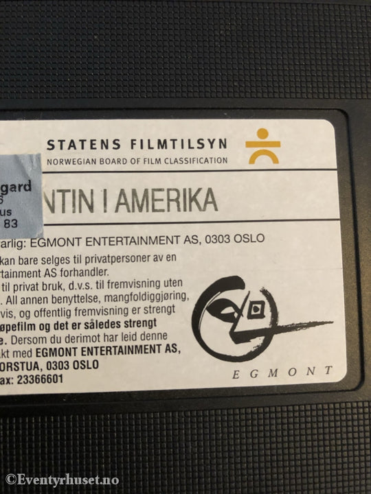 Tintin I Amerika. 1991. Vhs. Vhs