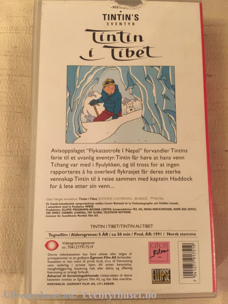 Tintin I Tibet. Vhs. Vhs