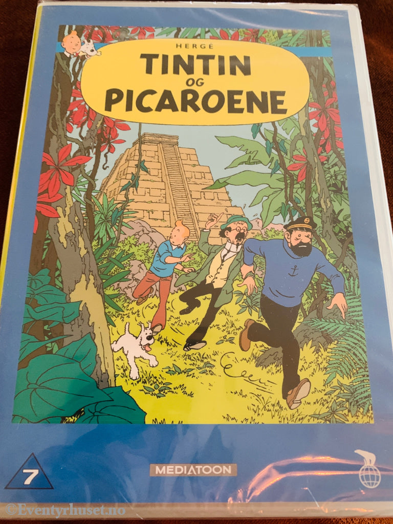 Hergé. Tintins opplevelser. Tintin og Picaroene. 1991. DVD ny i plast. DVD