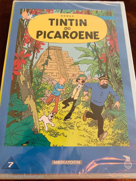 Hergé. Tintins opplevelser. Tintin og Picaroene. 1991. DVD ny i plast. DVD