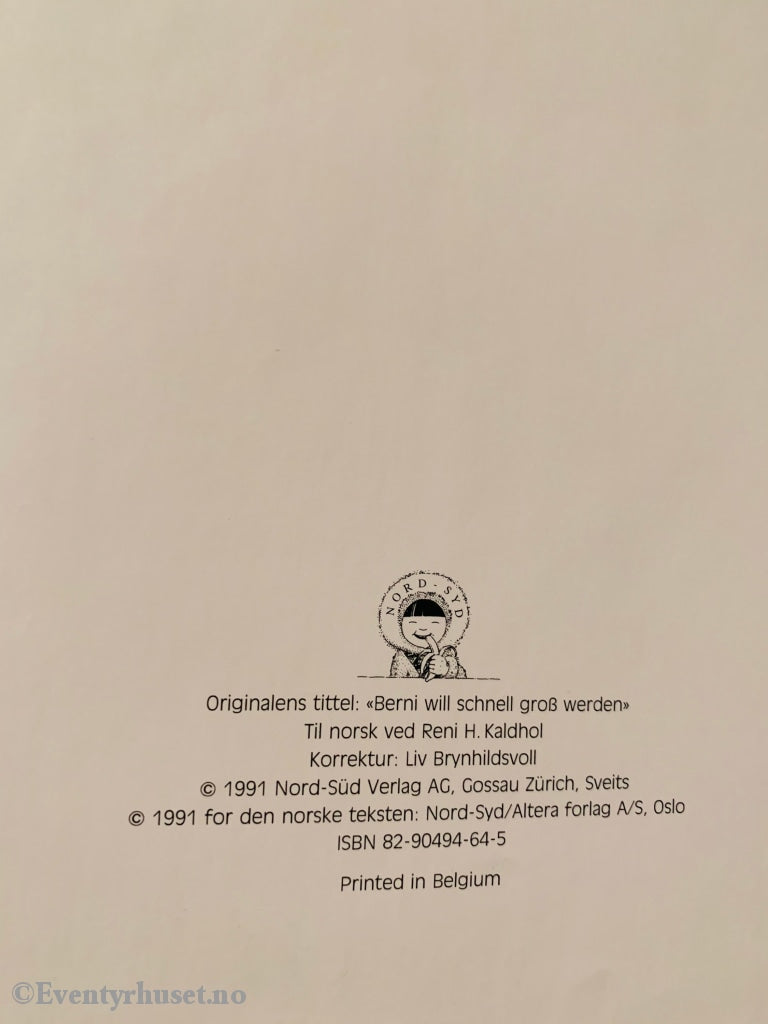 Hermann Moers & Jean-Pierre Corderoc´h. Simen Vil Bli Stor I En Fei. 1991. Fortelling
