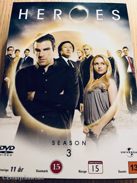 Heroes. Sesong 3. Dvd Samleboks.
