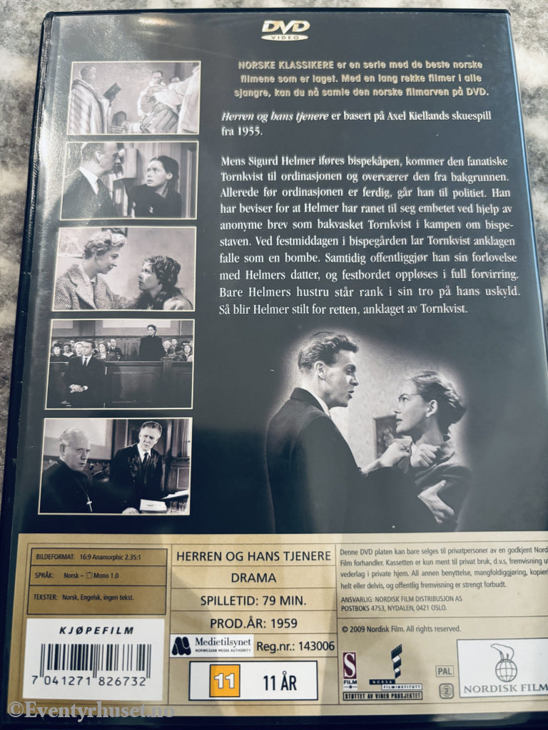 Herren og hans tjenere (Norske Klassikere). DVD.